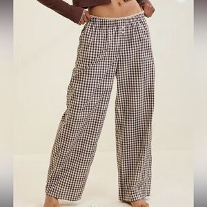 NWT Aerie Off-Duty Poplin Trouser PJ XXS